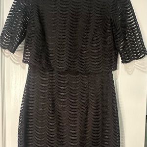 American Living mesh lace popover style dress size 4.